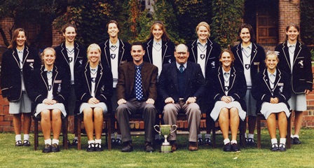 1st Girls Tennis Team, 1995 APS Premiers.